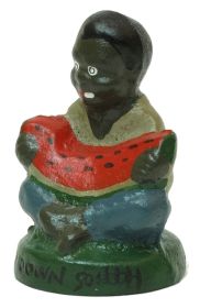 Cast Iron Way Down South Figurine Paperweight