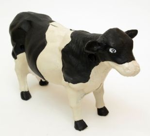 Large Heavy Cast Iron Cow