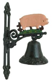 Cast Iron Pig Bell