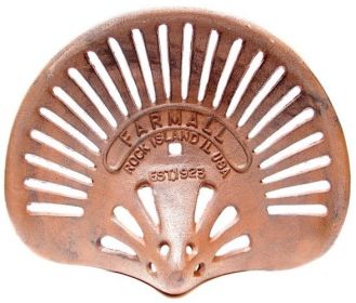 Cast Iron Farmall Tractor Seat Rust AS IS