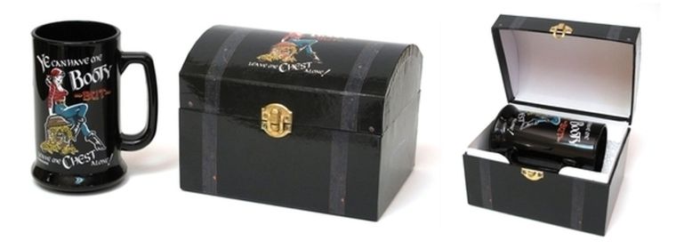 Booty Beer Mug in Treasure Chest