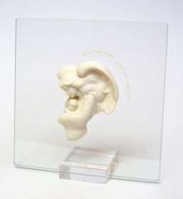 Roman Lasting Expressions Guardian Angel Verse Glass Plaque w Stand