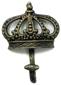 Antique Gold Crown Hook