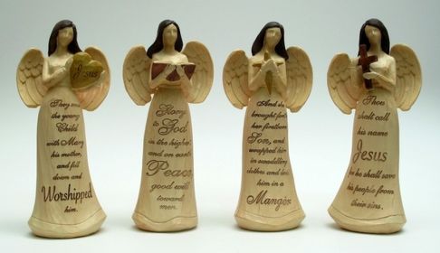 Cream Angels Set of Four