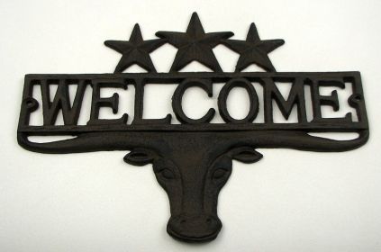 Steer 3 Star Welcome Plaque