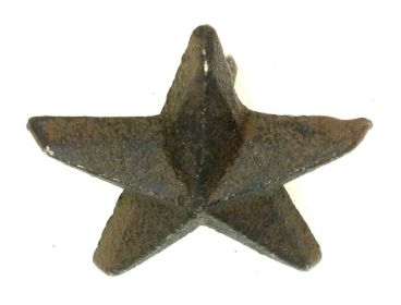 Cast Iron Nail Star - Small Set of 12