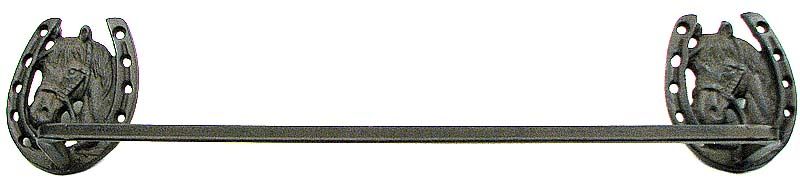 Horse Horseshoe Towel Bar