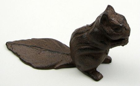 Squirrel Cast Iron Door Stop