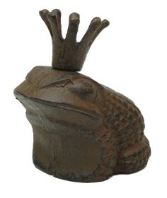 Cast Iron Frog W Crown Rust