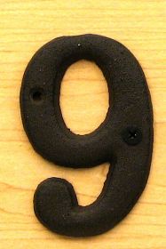 Solid Cast Iron Number 9