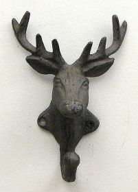 Cast Iron Elk/Deer Hook