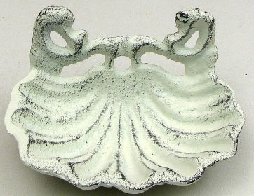 Cast Iron Seashell Soap Dish