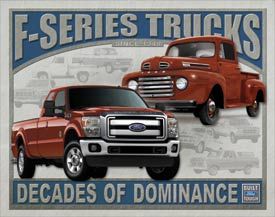 Tin Sign - Ford F-Series Trucks