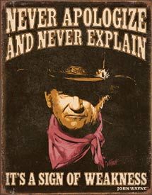 JOHN WAYNE - Sign of Weakness