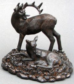 Resin Deer Family