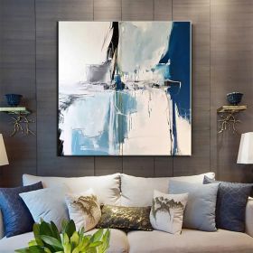 Hand Painted Oil Paintings Handmade Modern Abstract Oil Paintings On Canvas Wall Art Decorative Picture Living Room Hallway Bedroom Luxurious Dec (Style: 01, size: 70x70cm)
