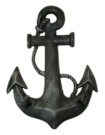 Large Cast Iron Boat Anchor (Option: 0170-05454)